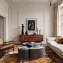  Meridian Banyan Silver Iron Coffee Table IMAGE 2