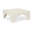  Meridian Renza Cream Concrete And Fiberglass Indoor / Outdoor Coffee Table IMAGE 1