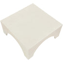  Meridian Renza Cream Concrete And Fiberglass Indoor / Outdoor Coffee Table IMAGE 5