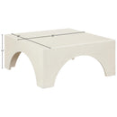  Meridian Renza Cream Concrete And Fiberglass Indoor / Outdoor Coffee Table IMAGE 7