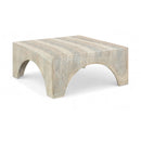  Meridian Renza Natural Concrete And Fiberglass Indoor / Outdoor Coffee Table IMAGE 1
