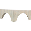  Meridian Renza Natural Concrete And Fiberglass Indoor / Outdoor Coffee Table IMAGE 3