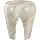  Meridian Moxie Natural Concrete And Fiberglass Indoor / Outdoor End Table IMAGE 4