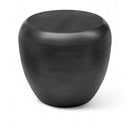  Meridian Capsule Black Aluminum End Table IMAGE 1