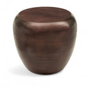  Meridian Capsule Brown Aluminum End Table IMAGE 1