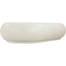  Meridian Pebble Cream Concrete And Fiberglass Indoor / Outdoor Coffee Table IMAGE 3