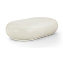  Meridian Pebble Cream Concrete And Fiberglass Indoor / Outdoor Coffee Table IMAGE 1