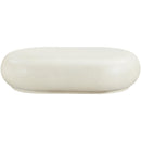  Meridian Pebble Cream Concrete And Fiberglass Indoor / Outdoor Coffee Table IMAGE 4