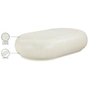  Meridian Pebble Cream Concrete And Fiberglass Indoor / Outdoor Coffee Table IMAGE 8