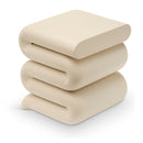  Meridian Roland Cream Iron End Table IMAGE 1