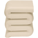  Meridian Roland Cream Iron End Table IMAGE 3