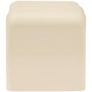  Meridian Roland Cream Iron End Table IMAGE 4
