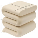  Meridian Roland Cream Iron End Table IMAGE 6