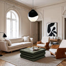  Meridian Roland Green Iron Coffee Table IMAGE 2