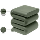  Meridian Roland Green Iron End Table IMAGE 7