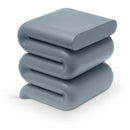  Meridian Roland Light Blue Iron End Table IMAGE 1