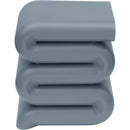  Meridian Roland Light Blue Iron End Table IMAGE 3