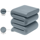  Meridian Roland Light Blue Iron End Table IMAGE 7