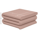  Meridian Roland Pink Iron Coffee Table IMAGE 5