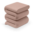  Meridian Roland Pink Iron End Table IMAGE 1