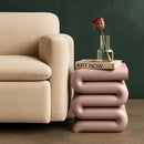  Meridian Roland Pink Iron End Table IMAGE 2