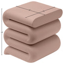  Meridian Roland Pink Iron End Table IMAGE 6