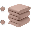  Meridian Roland Pink Iron End Table IMAGE 7