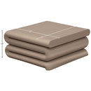  Meridian Roland Taupe Iron Coffee Table IMAGE 5