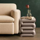  Meridian Roland Taupe Iron End Table IMAGE 2