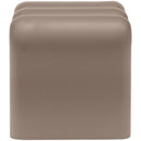  Meridian Roland Taupe Iron End Table IMAGE 4