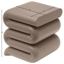  Meridian Roland Taupe Iron End Table IMAGE 5