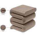  Meridian Roland Taupe Iron End Table IMAGE 6