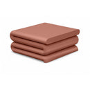 Meridian Roland Terracotta Iron Coffee Table IMAGE 1
