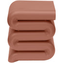  Meridian Roland Terracotta Iron End Table IMAGE 3