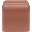  Meridian Roland Terracotta Iron End Table IMAGE 4