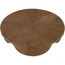  Meridian Dahlia Brown Oak Veneer Coffee Table IMAGE 3