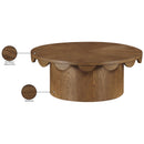  Meridian Dahlia Brown Oak Veneer Coffee Table IMAGE 7