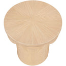  Meridian Dahlia Natural Oak Veneer End Table IMAGE 3