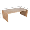  Meridian Pienza Natural Travertine Coffee Table IMAGE 7