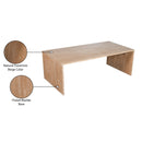  Meridian Pienza Natural Travertine Coffee Table IMAGE 8