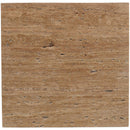  Meridian Pienza Natural Travertine End Table IMAGE 5
