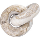  Color_Beige -- Meridian Knot Marble Decorative Knot IMAGE 3