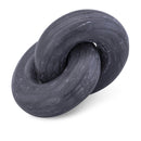  Color_Black -- Knot Black Marble Decorative Knot IMAGE 1