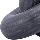  Color_Black -- Knot Black Marble Decorative Knot IMAGE 4