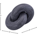  Meridian Knot Black Marble Decorative Knot IMAGE 5