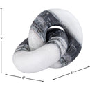  Meridian Knot Panda Marble Decorative Knot IMAGE 5