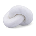  Color_White -- Knot White Marble Decorative Knot IMAGE 1