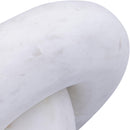  Meridian Knot White Marble Decorative Knot IMAGE 4