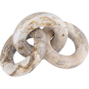  Color_Beige -- Meridian Rings Marble Decorative Chain Links IMAGE 3