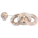  Color_Beige -- Meridian Rings Marble Decorative Chain Links IMAGE 6